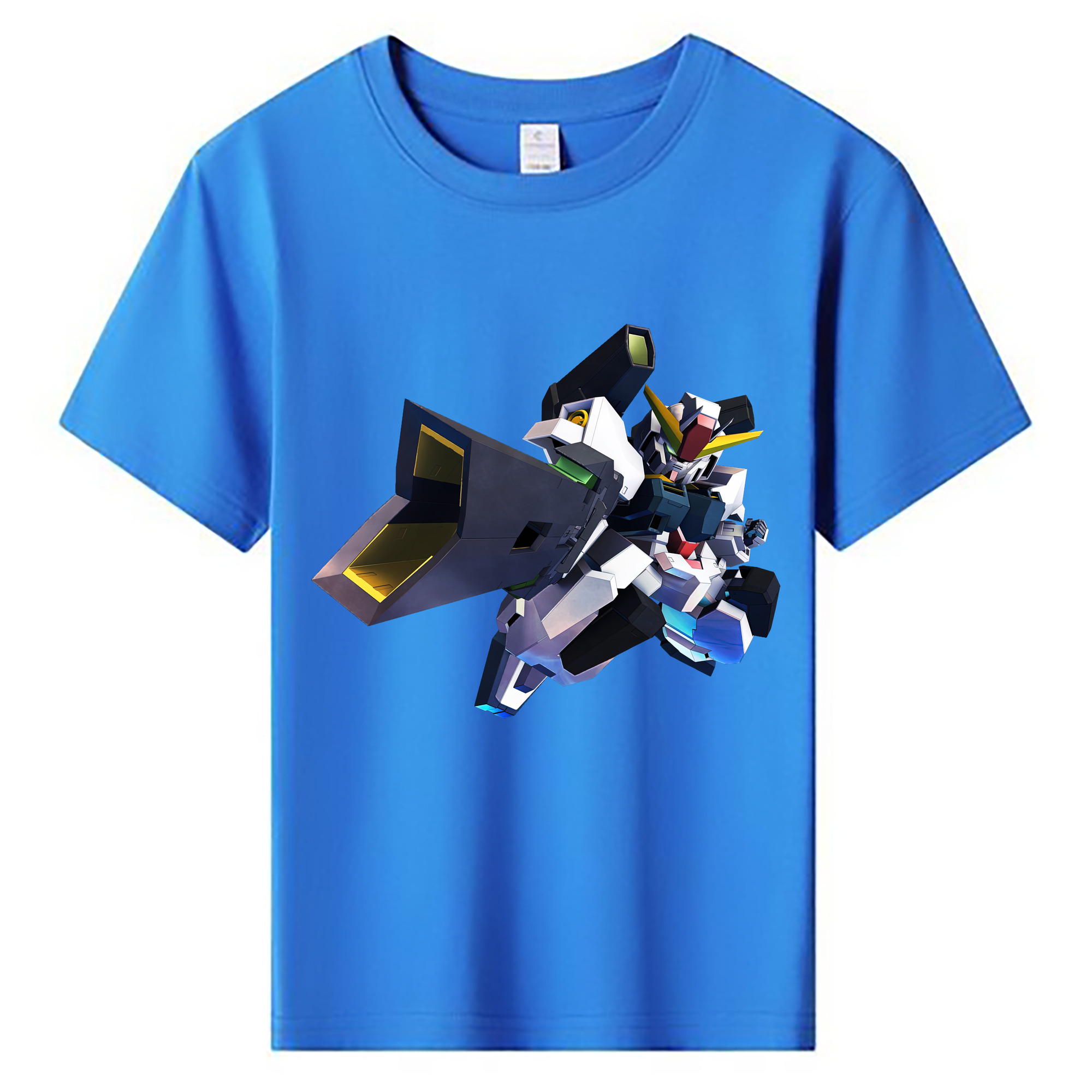 （画像用） 機動戦士ガンダム Mobile Suit Gundam 綿100％キッズTシャツ（フロントプリント）